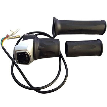 MotoTec 48v 1000w Mini Bike - Twist Throttle Key Assembly V2