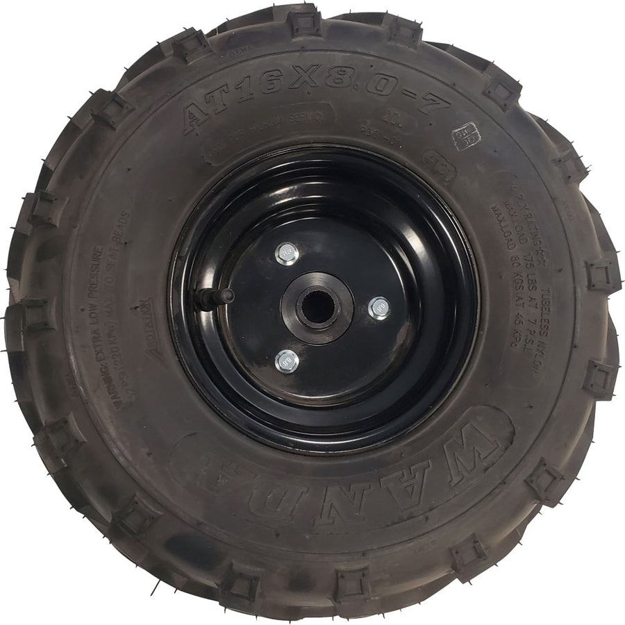 MotoTec Mud Monster XL 212cc Rear Left Wheel 16x8.0-7 - view 2