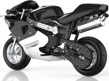 MotoTec Phantom Gas Pocket Bike 49cc 2-Stroke Black – view 4