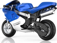 MotoTec Phantom Gas Pocket Bike 49cc 2-Stroke Blue – view 5