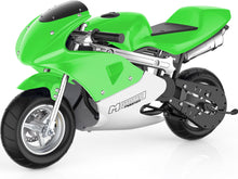 MotoTec Phantom Gas Pocket Bike 49cc 2-Stroke Green – view 2