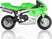 MotoTec Phantom Gas Pocket Bike 49cc 2-Stroke Green – view 4