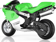 MotoTec Phantom Gas Pocket Bike 49cc 2-Stroke Green – view 5