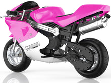 MotoTec Phantom Gas Pocket Bike 49cc 2-Stroke Pink – view 4