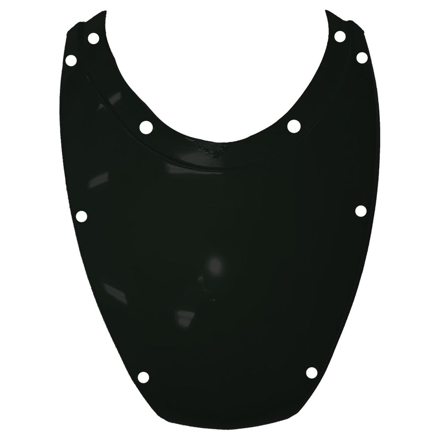 MotoTec 49cc Phantom Pocket Bike Upper Front Fairing Black - view 2