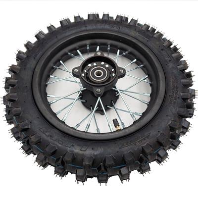 MotoTec Pro 1000 Dirt Bike Full Rear Wheel 80/100-10