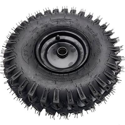 MotoTec Raider 48v UTV Front Left Wheel Full (15x5.00-6)