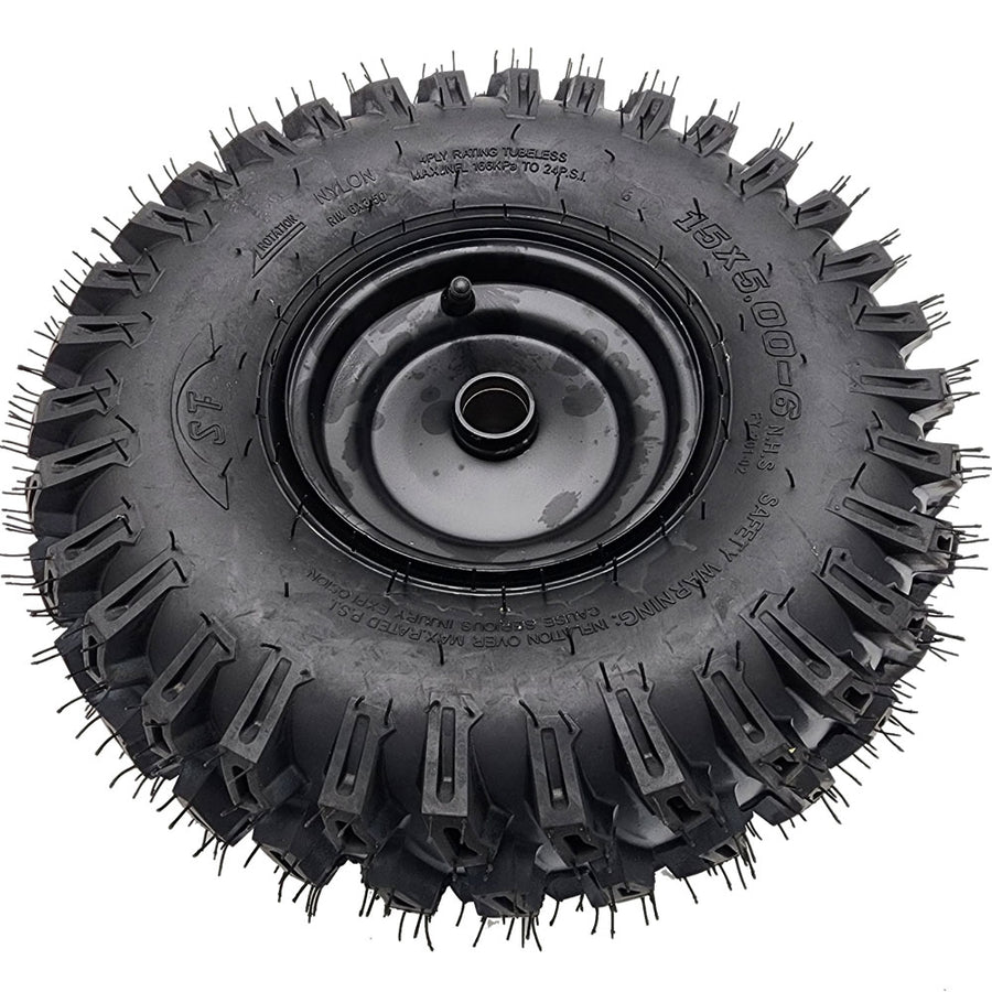 MotoTec Raider 48v UTV Front Right Wheel Full (15x5.00-6) - view 2