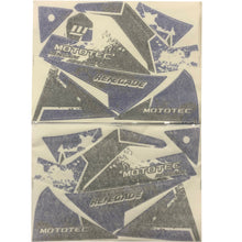 MotoTec Renegade Sticker Kit Blue - view 2