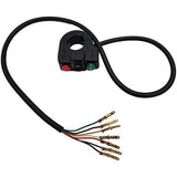 MotoTec Superbike 1000w 48v Horn Light Button - MT-Superbike-Horn-Light-Button