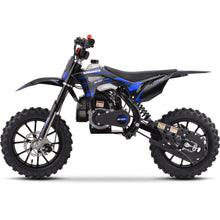 MotoTec Thunder 50cc 2-Stroke Kids Gas Dirt Bike Blue – view 2
