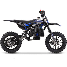 MotoTec Thunder 50cc 2-Stroke Kids Gas Dirt Bike Blue – view 4