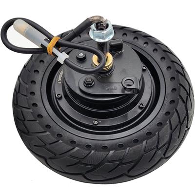 MotoTec 48v 700w Folding Trike Left Hub Motor Solid Tire