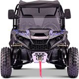 MotoTec Titan 200cc 4-Stroke Gas UTV Blue – view 3