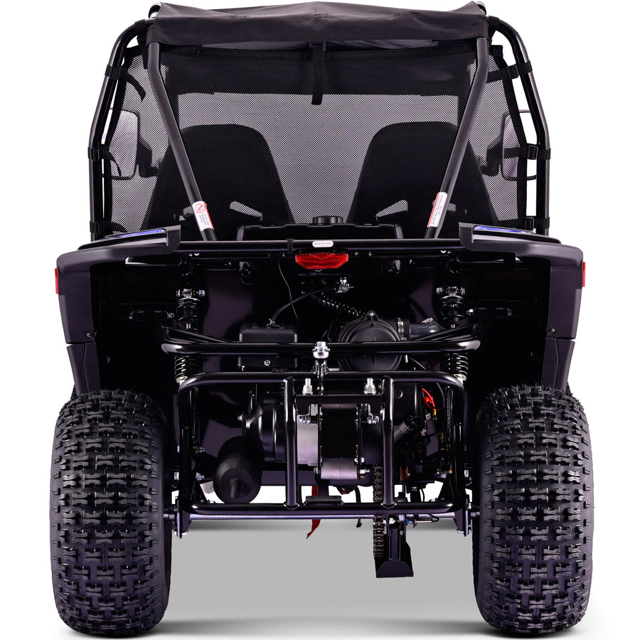 MotoTec Titan 200cc 4-Stroke Gas UTV Blue – view 4