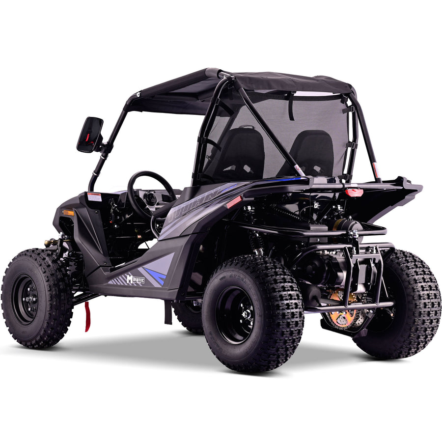 MotoTec Titan 200cc 4-Stroke Gas UTV Blue – view 8