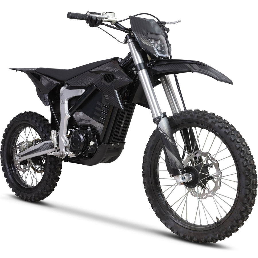 MotoTec Venom 72v 12000w 50ah Electric Dirt Bike White