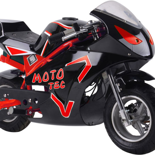 MotoTec 36v 500w Electric Pocket Bike GT Red