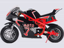 MotoTec 36v 500w Electric Pocket Bike GT Red – view 3