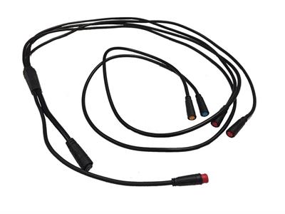 MotoTec Mad Scooter - Wire Harness 6 Connector Black 8