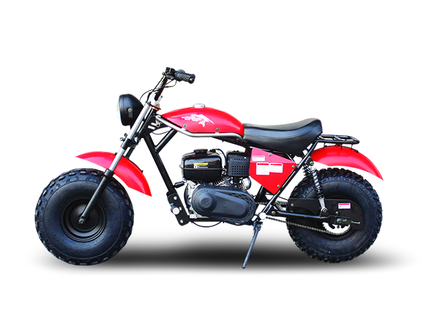TrailMaster Monster Dog II Mini Bike, 196cc 6.5hp with Torque Converter, Rear Hydraulic Disc Brake
