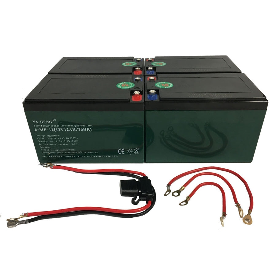 MotoTec 48v Lead Acid Battery Pack - view 2