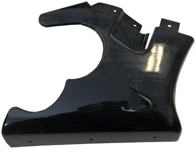 MotoTec Electric Pocket Bike Right Fairing All Black