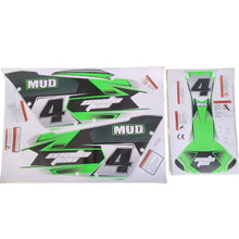 MotoTec Mud Monster Sticker Kit Green - view 2