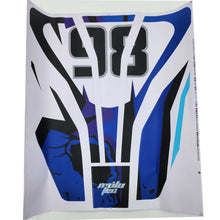 MotoTec Mud Monster XL Hood Sticker Blue - view 2