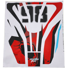 MotoTec Mud Monster XL Hood Sticker Red - view 2