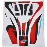 MotoTec Mud Monster XL Hood Sticker Red - Mud-XL-Hood-Sticker-Red