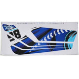MotoTec Mud Monster XL Right Body Sticker Blue - Mud-XL-Right-Body-Sticker-Blue