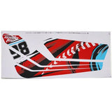 MotoTec Mud Monster XL Right Body Sticker Red - Mud-XL-Right-Body-Sticker-Red