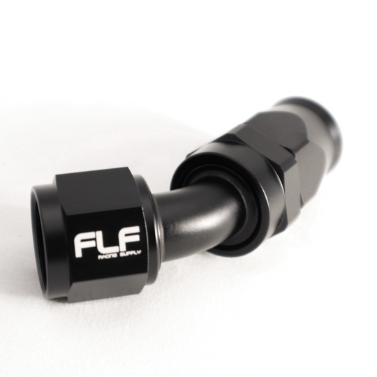 PTFE 45 degree hose end