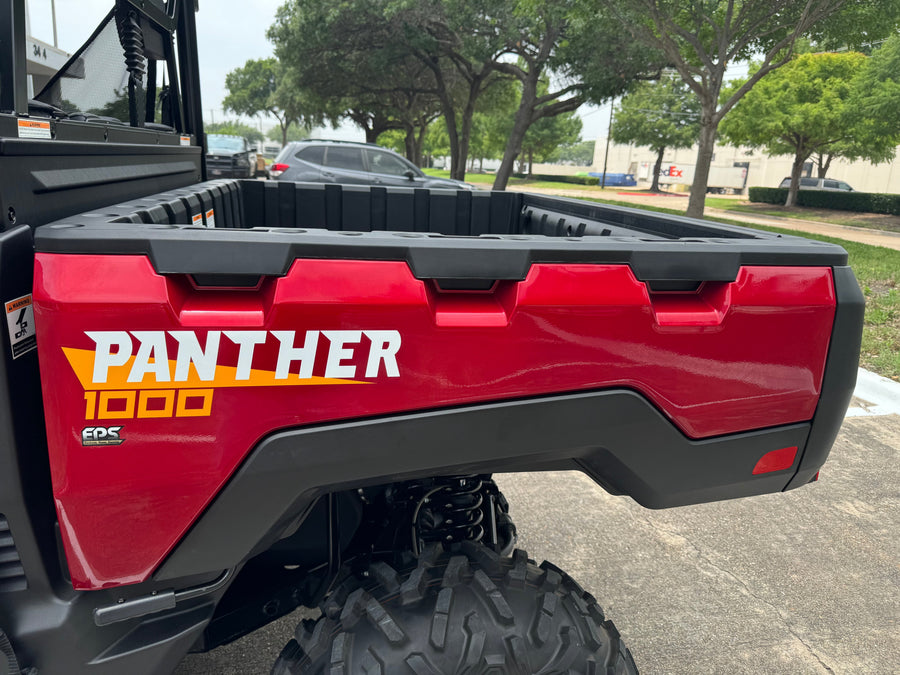 TrailMaster Panther 1000 UTV, 4X4, Larger Body, Electronic Power Steering, Heavy Duty Suspension, 83hp V-twin EFI Engine, High Low Range Automatic Trans, CA Legal