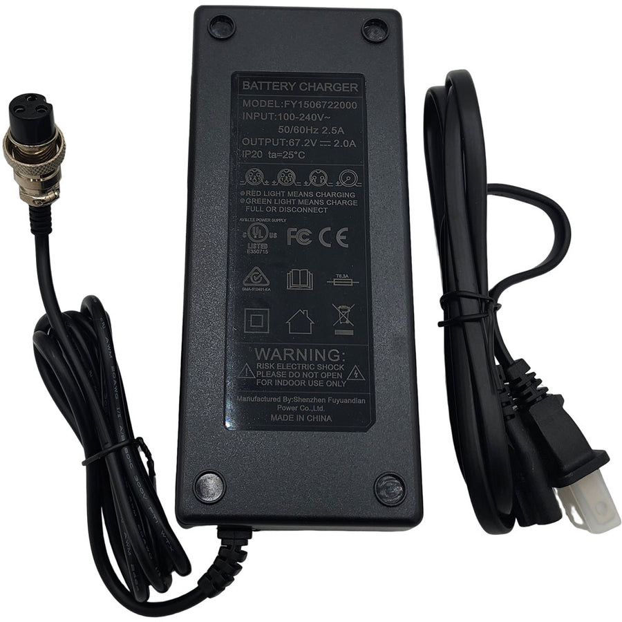 MotoTec Pro Dirt Bike 2000w 60v Charger Lithium - view 2