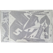 MotoTec 60v 2000w Pro Dirt Bike Sticker Kit - Grey