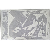 MotoTec 60v 2000w Pro Dirt Bike Sticker Kit - Grey - Pro-2000w-Sticker-Kit-Grey