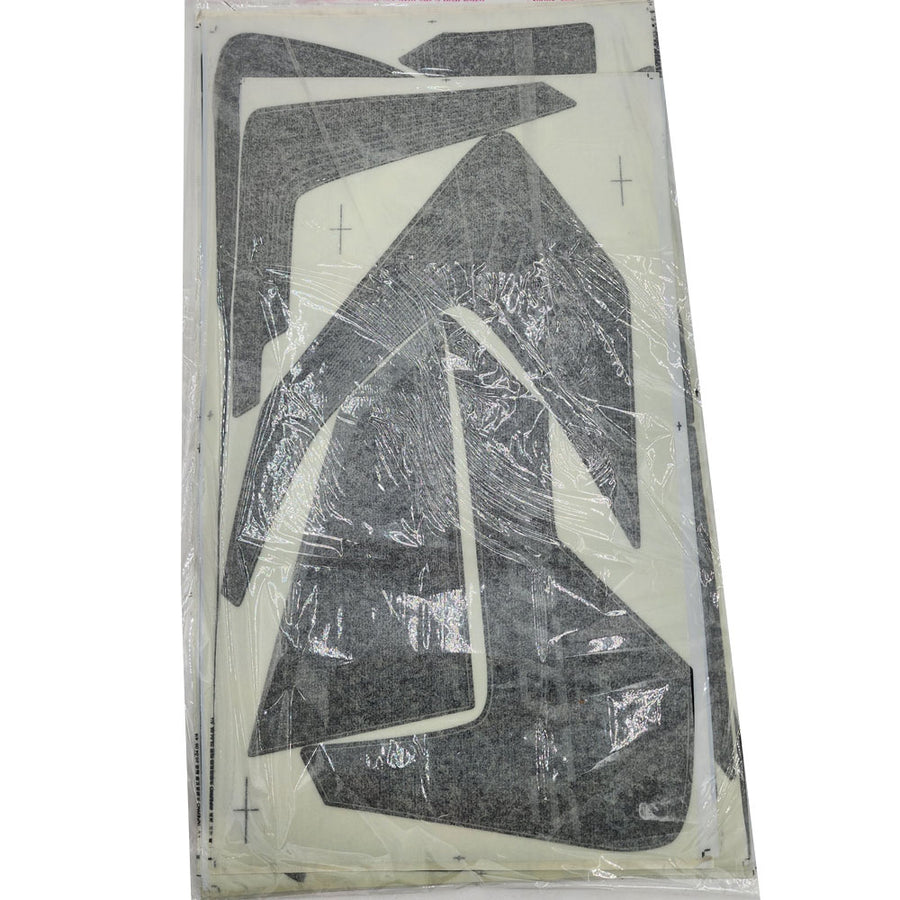 MotoTec 72v 5000w Pro Dirt Bike Sticker Kit Grey V2 - view 2