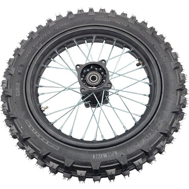 MotoTec 72v 5000w Pro Dirt Bike Full Rear Wheel 90/100-14