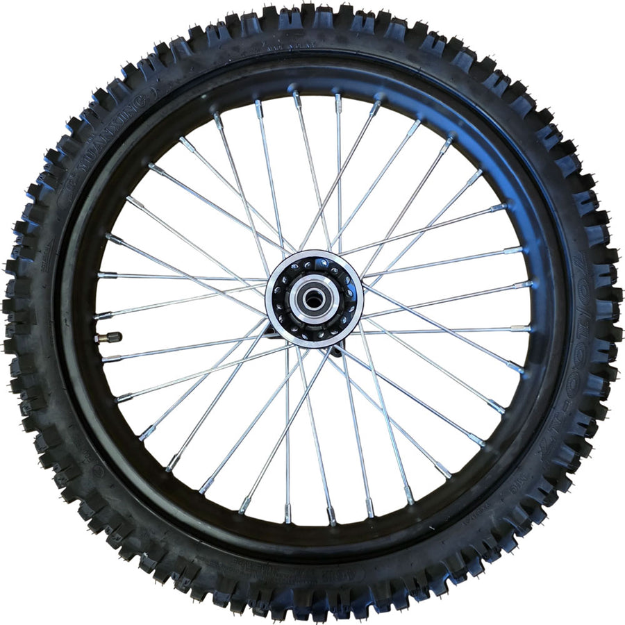 MotoTec 72v 8000w Pro Dirt Bike Front Wheel 70/100-17 - view 2