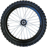 MotoTec 72v 8000w Pro Dirt Bike Front Wheel 70/100-17 - Pro-8000w-72v-Front-Wheel-70-100-17