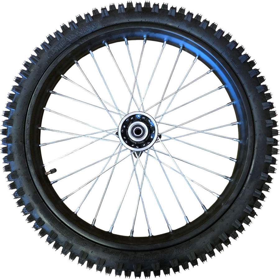 MotoTec 72v 8000w Pro Dirt Bike Front Wheel 70/100-19 - view 2