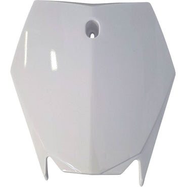MotoTec 72v 8000w Pro Dirt Bike Number Plate White