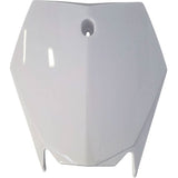 MotoTec 72v 8000w Pro Dirt Bike Number Plate White - Pro-8000w-72v-Number-Plate-White