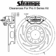 Strange Pro II H/D Front Brake Kit | ’88-’98 Chevy C1500 Pickup With OEM Disc Brake Spindles | 2 Pc Rotors, 4 Piston Calipers & DTC-30 Brake Pads