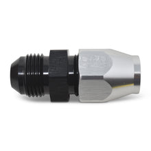 Load image into Gallery viewer, #8 Male 37 Deg to 1/2in Tube Black/Silver