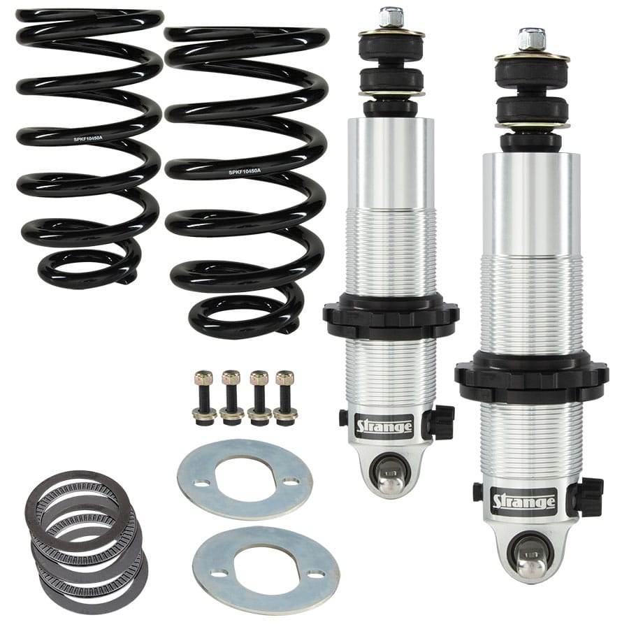 Double Adjustable Front Coil-Over Shock Package | Multiple GM A-Body & G-Body Applications | With 450 Lbs Springs