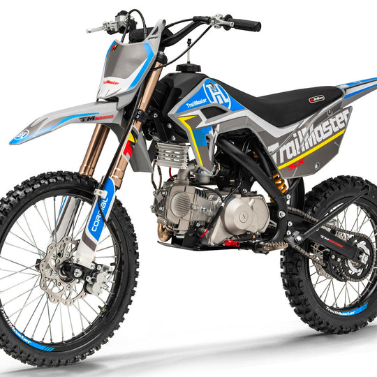 TrailMaster SX150 Pro Series Dirt Bike, Electric Start, 4-Speed Manual, Dual Disc Brakes, (19/16) Wheels