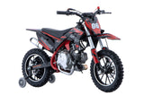 TrailMaster TM06 60cc Gas Dirt Bike, with Electric Start, Automatic, Training Wheels Included, Ages 6-9